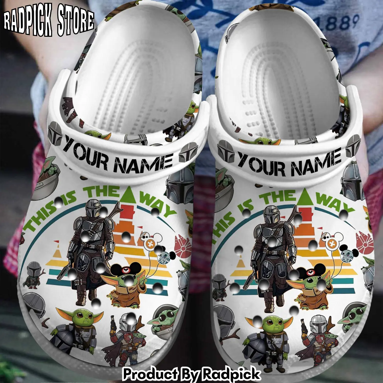 Radpick star wars movie clogs shoes comfortable for men women odd rp6521212